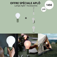 OFFRE SPÉCIAL Lampe APLÔ + 3 accesoires