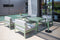 Table mi-haute BELLEVIE de 74 x 80 x 64 cm de la marque française Fermob. Acheter Fermob en ligne. Rincón del Mueble